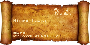 Wimmer Laura névjegykártya